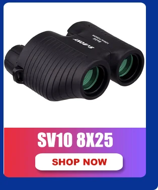SVBONY Telescope SA203 12x50 Binoculars Professional Powerful BAK4 IPX7 Waterproof Camping Equipment for Birdwatching Stargazing