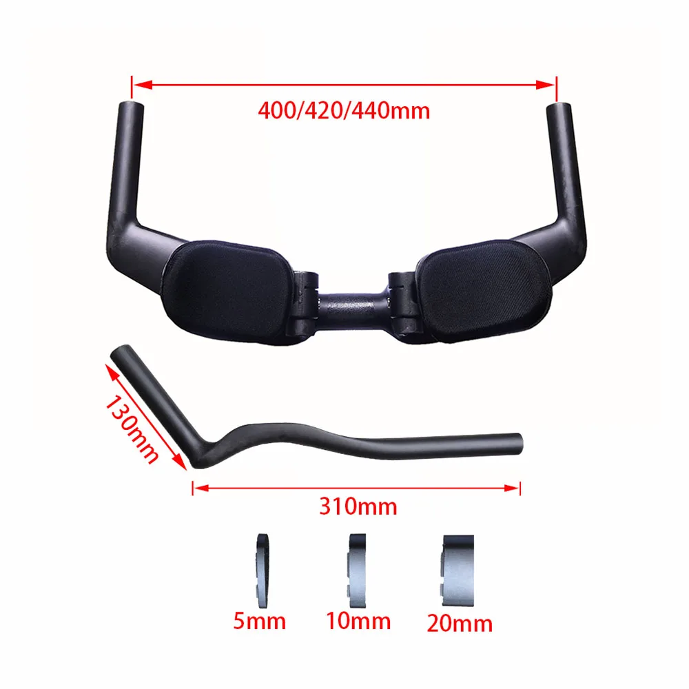 Full Carbon Triathlon Time Trial TT Bike Handlebar, Brand New, UD Matt, 40 cm, 42 cm, 44cm ( C to C)