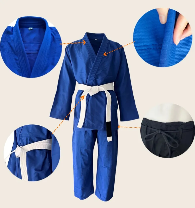 Brazilian Jiu Jitsu Gi Lightweight Sweat Wicking Fabric Machine Washable Preshrunk Kimono Perfect for Martial Arts Training