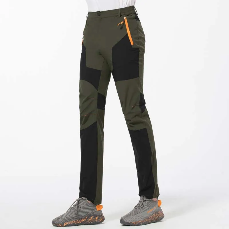 Elastic Mens Hiking Pants Outdoor Sport Summer Quick Dry Windproof Waterproof Trekking Climbing Wear-resistant Breathable Pants