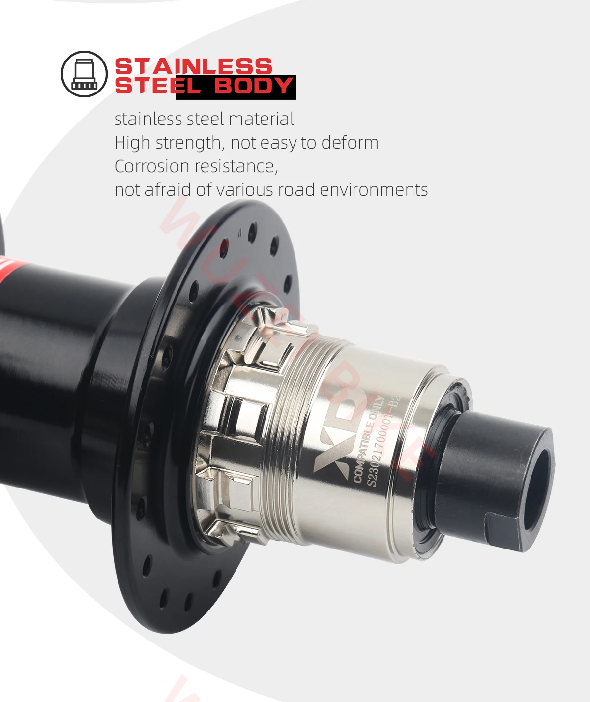 NOVATEC 32H XD Mountain Bike Rear Hub 10X135mm/12X142mm/12X148mm Quick/Thru Axle/BOOST Cube MTB Bike hub For Sram XD Hub