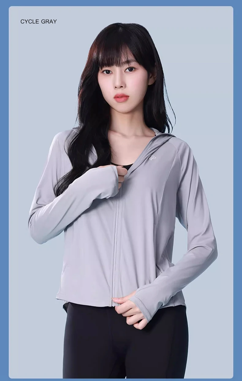 GOLDEN CAMEL Cape Sun Protection Clothing Anti-ultraviolet Breathable Ice Silk Quick-drying Skin Tights Sun Protection Jacket