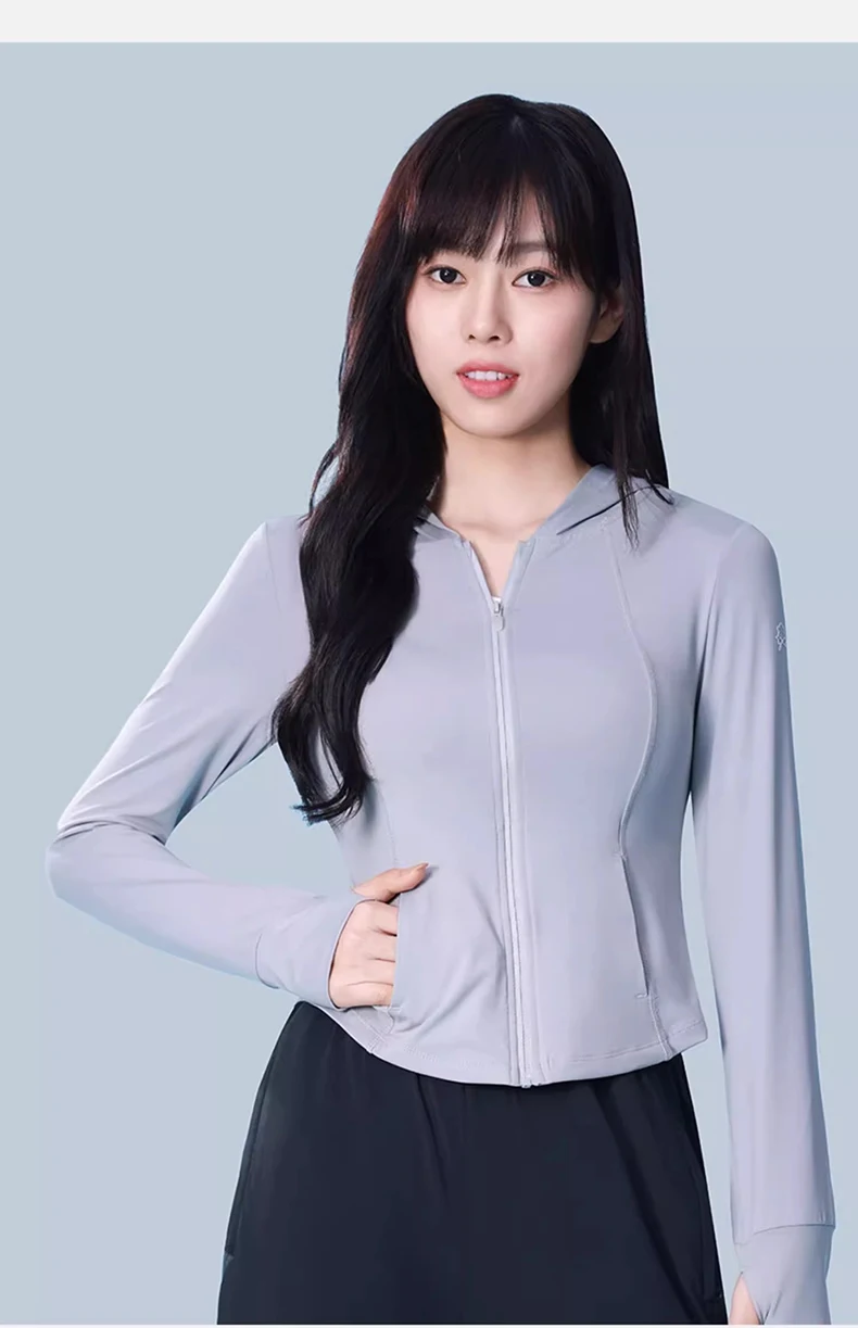 GOLDEN CAMEL Cape Sun Protection Clothing Anti-ultraviolet Breathable Ice Silk Quick-drying Skin Tights Sun Protection Jacket
