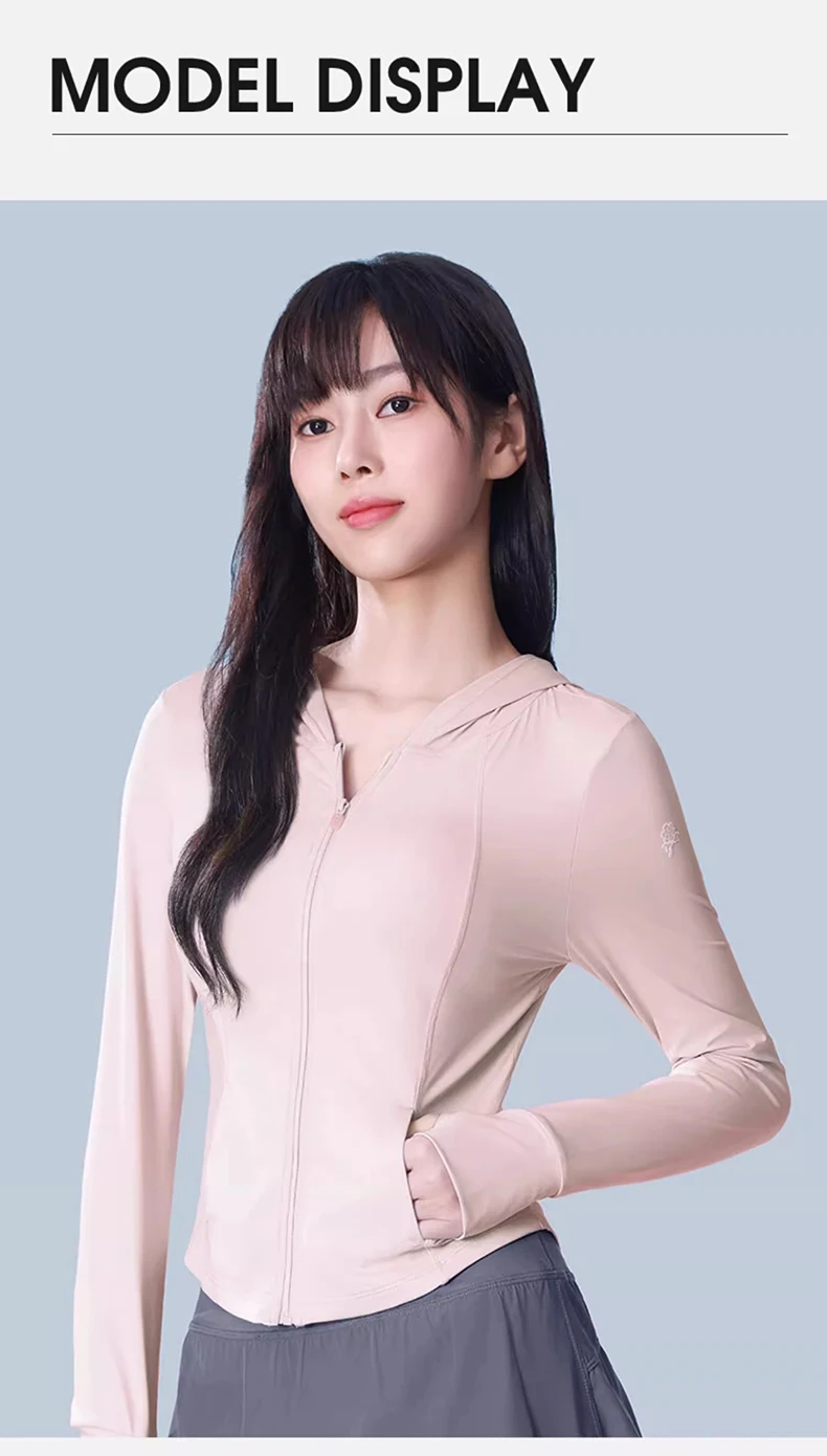 GOLDEN CAMEL Cape Sun Protection Clothing Anti-ultraviolet Breathable Ice Silk Quick-drying Skin Tights Sun Protection Jacket