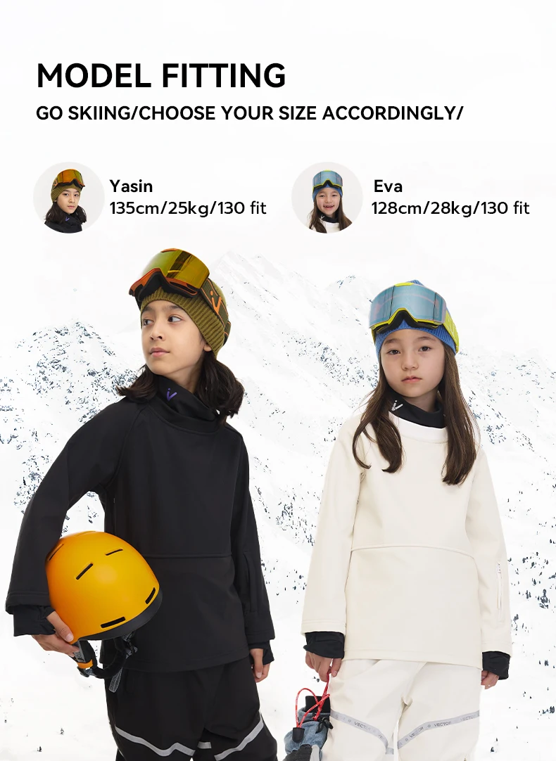 VECTOR Children Solid Color Hoodies Fleece Warm Sweatshirt Fashion Streetwear Casual Loose Breathable Pullovers Brand Hoody