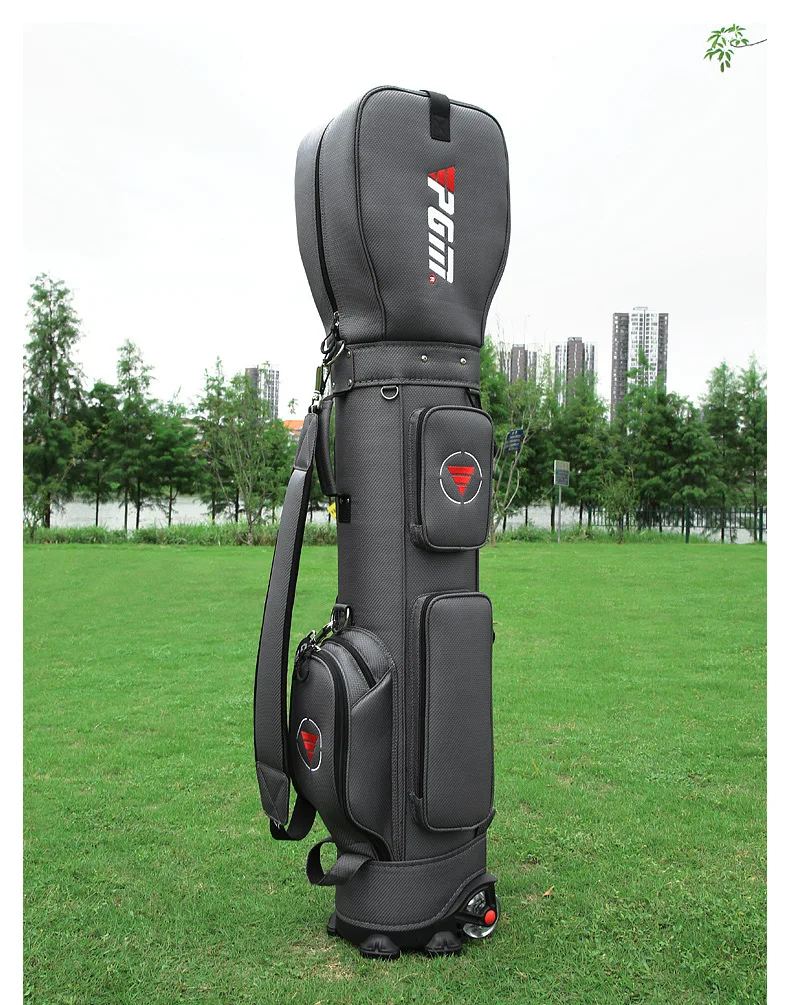 Golf Bag with Wheels Ultra-light Sport Standard Golf Bags Large Capacity Golf Aviation Ball Storage Multifunctional QB069