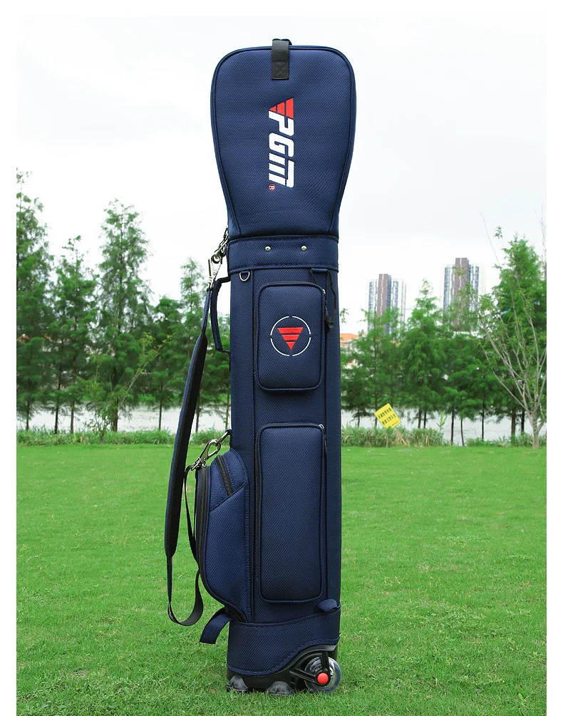 Golf Bag with Wheels Ultra-light Sport Standard Golf Bags Large Capacity Golf Aviation Ball Storage Multifunctional QB069