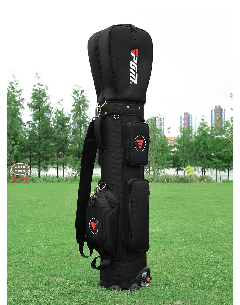 Golf Bag with Wheels Ultra-light Sport Standard Golf Bags Large Capacity Golf Aviation Ball Storage Multifunctional QB069