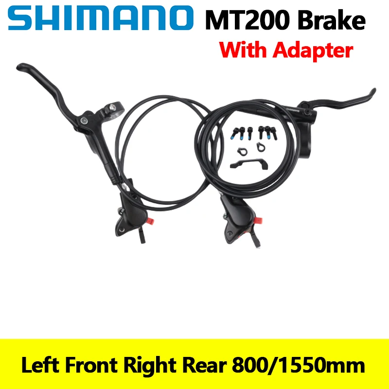 Shimano MT200 BR Left Front 800MM 850MM Right Rear 1450MM 1550MM MTB Mountain Bicycle Hydraulic Disc Brake Original