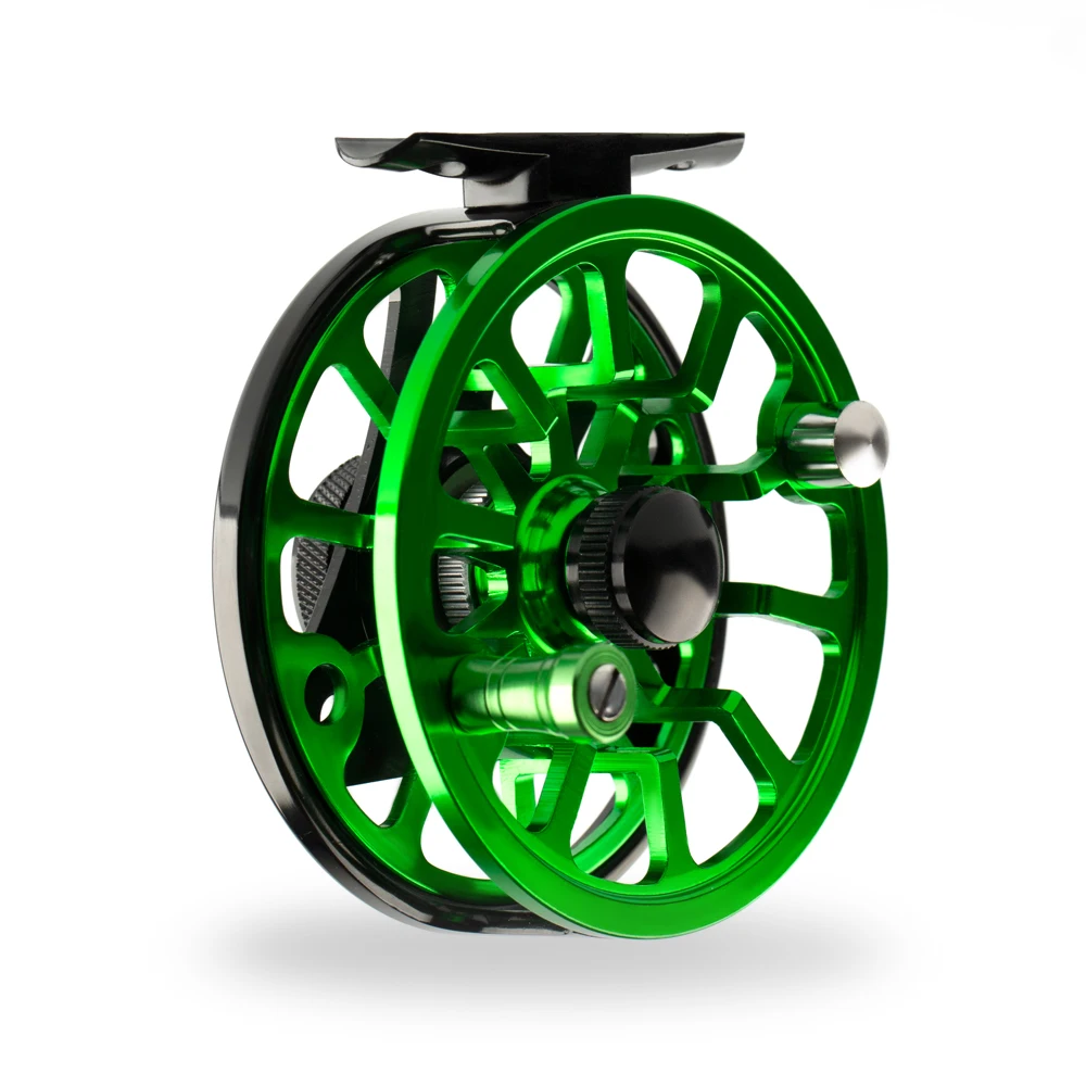 HERCULES Fly Fishing Reel CNC-machined Aluminum Alloy Body for Trout Bass 3/4 5/6 Fly Reels Fishing Tackle