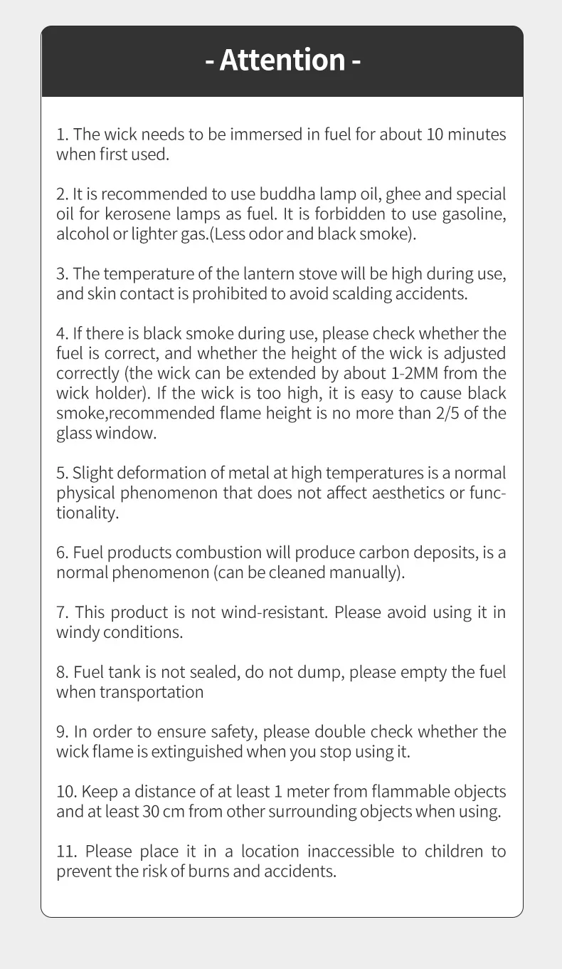 Thous Winds Firedance Oil Lamp Stove Portable Outdoor Camping Lantern Emotion Retro Lights for Picnic Backpack Camping Supplies