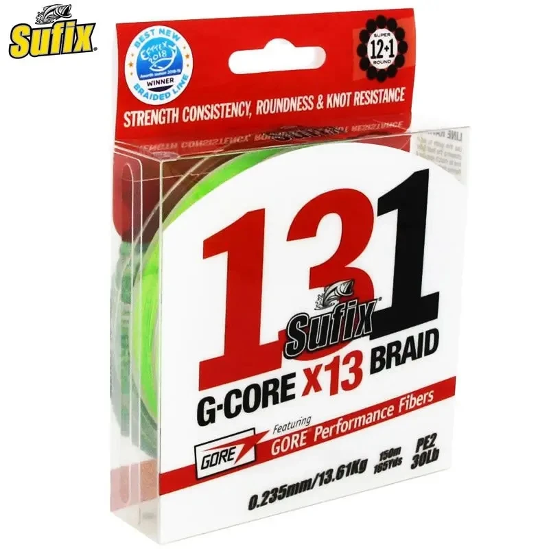 NEW Original SUFIX 131 Fishing Line 150m/300m 13LB-100LB Super wear-resistant X13 Braided Multifilament PE SEA Fishing line