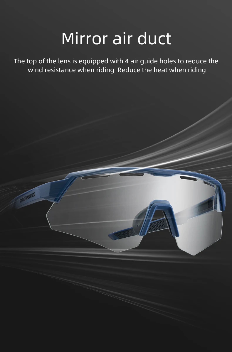 ROCKBROS Cycling Polarized Glasses 4Lens Interchangeable Myopia Frame Sunscreen UV400 Protection Sunglasses Men MTB Bike Glasses