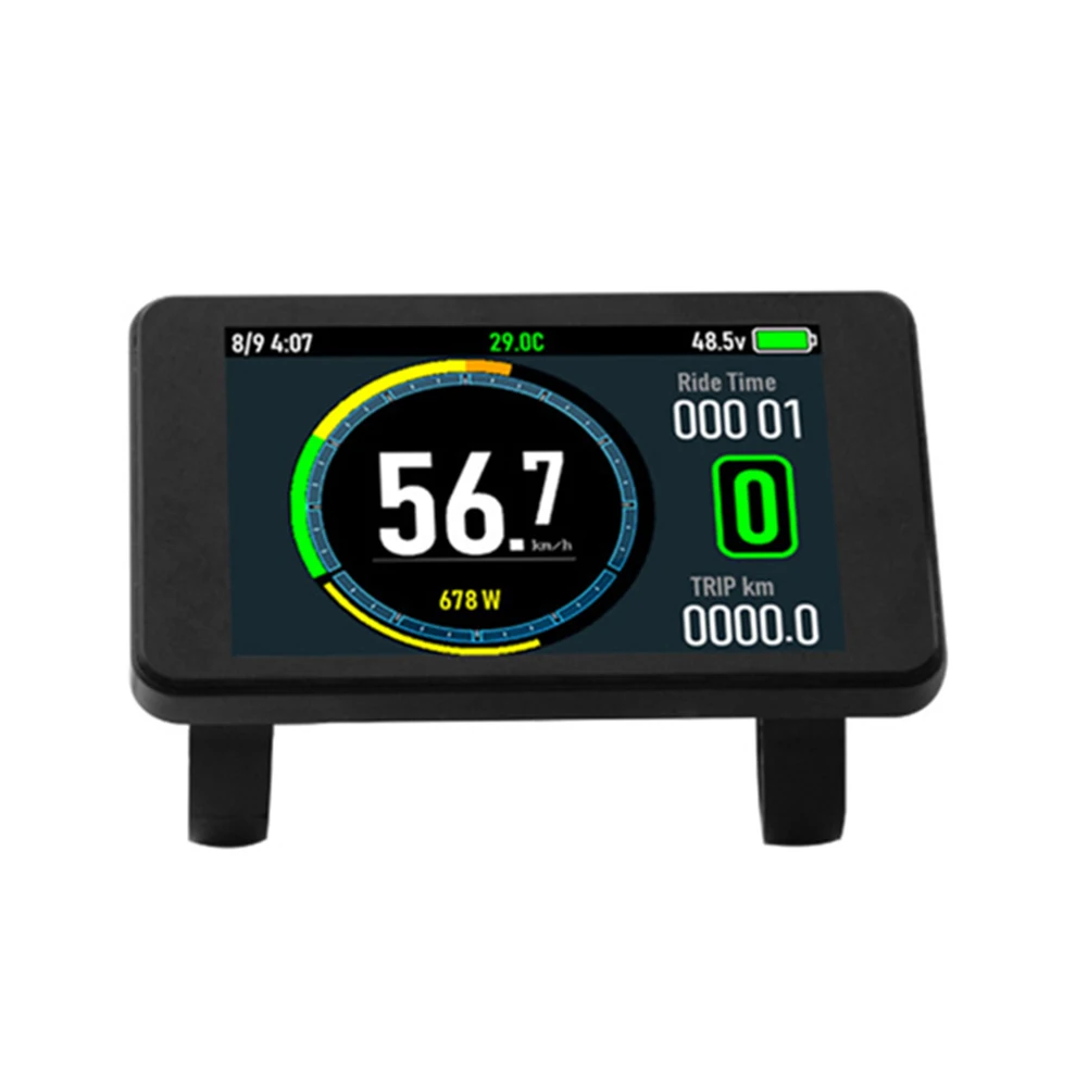 Stay Informed While Riding with For 24V7For 2V EBike T8 Colorful LCD Display for For 2 5S KDS Bafang v5 For 2 KT Protocol