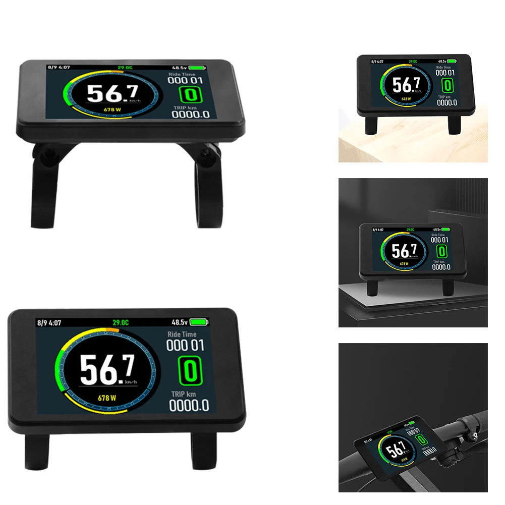 Stay Informed While Riding with For 24V7For 2V EBike T8 Colorful LCD Display for For 2 5S KDS Bafang v5 For 2 KT Protocol