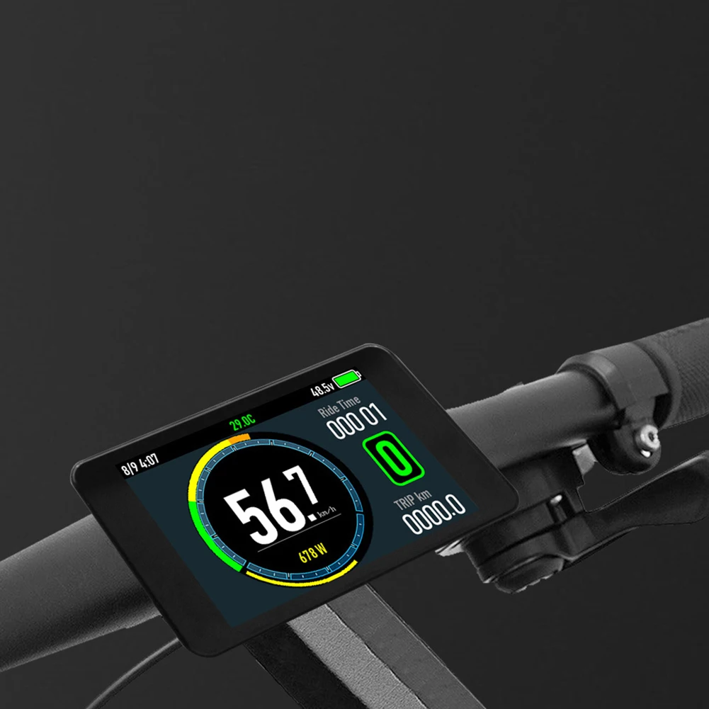 Stay Informed While Riding with For 24V7For 2V EBike T8 Colorful LCD Display for For 2 5S KDS Bafang v5 For 2 KT Protocol