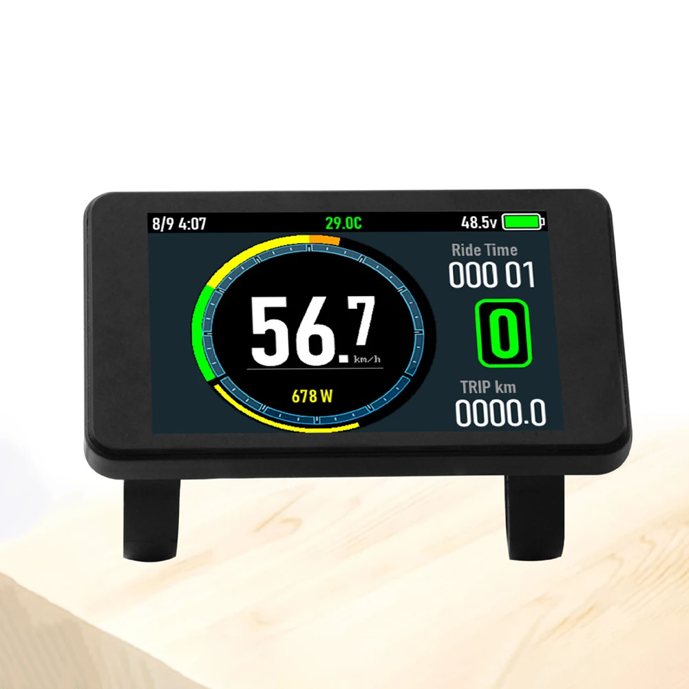Stay Informed While Riding with For 24V7For 2V EBike T8 Colorful LCD Display for For 2 5S KDS Bafang v5 For 2 KT Protocol