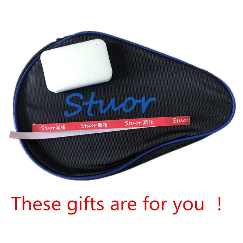 Original Stuor Long 5 Hexagonal Table Tennis Racket Hexagonal Blades ZLC Carbon Fiber Built-in Professional Ping Pong Paddle