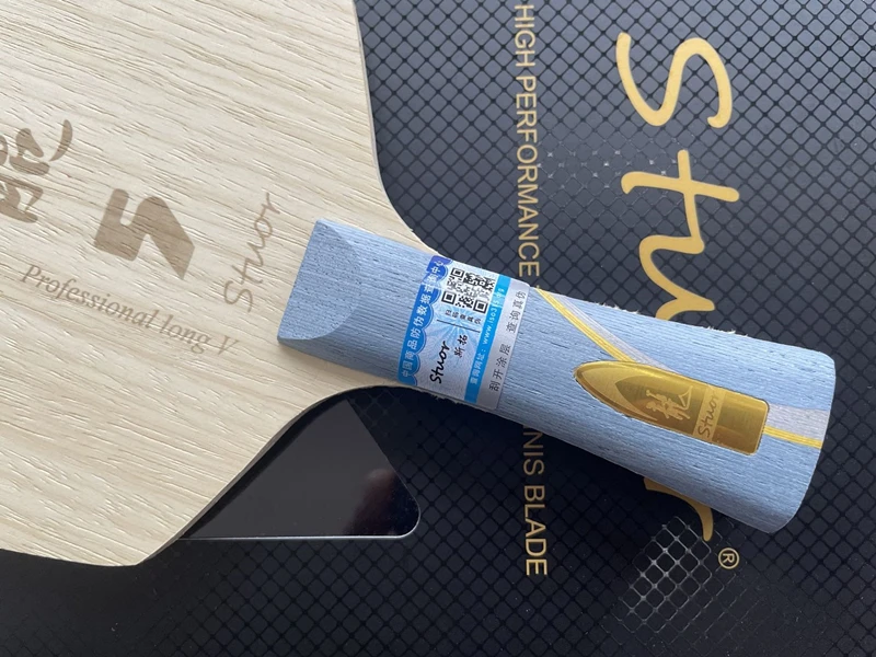 Original Stuor Long 5 Hexagonal Table Tennis Racket Hexagonal Blades ZLC Carbon Fiber Built-in Professional Ping Pong Paddle