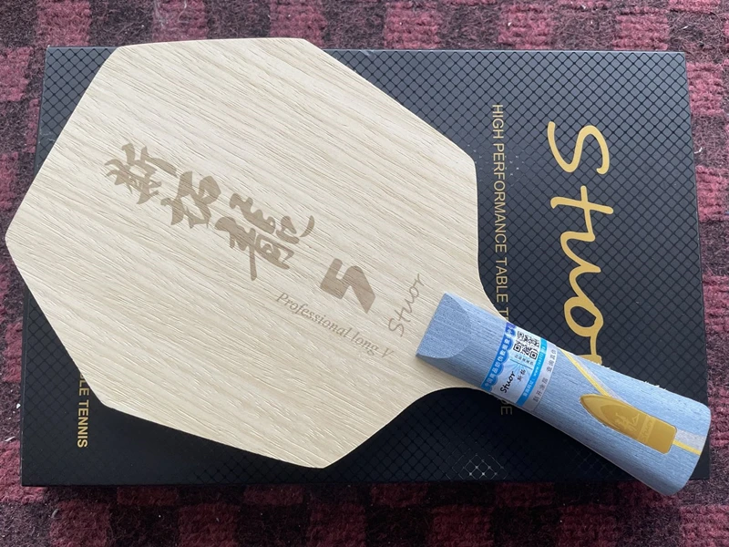 Original Stuor Long 5 Hexagonal Table Tennis Racket Hexagonal Blades ZLC Carbon Fiber Built-in Professional Ping Pong Paddle