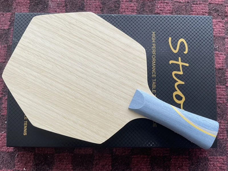 Original Stuor Long 5 Hexagonal Table Tennis Racket Hexagonal Blades ZLC Carbon Fiber Built-in Professional Ping Pong Paddle