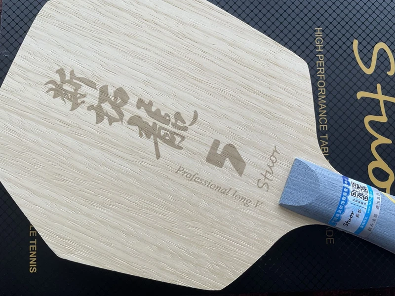 Original Stuor Long 5 Hexagonal Table Tennis Racket Hexagonal Blades ZLC Carbon Fiber Built-in Professional Ping Pong Paddle