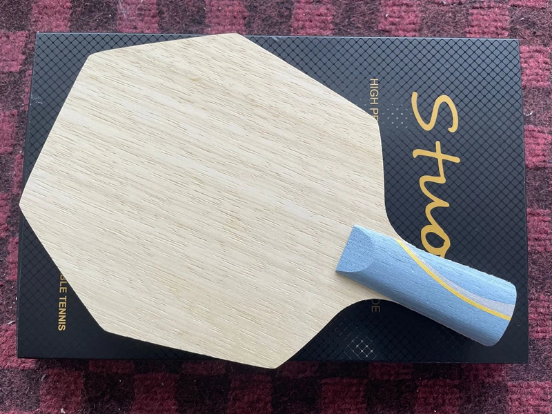 Original Stuor Long 5 Hexagonal Table Tennis Racket Hexagonal Blades ZLC Carbon Fiber Built-in Professional Ping Pong Paddle