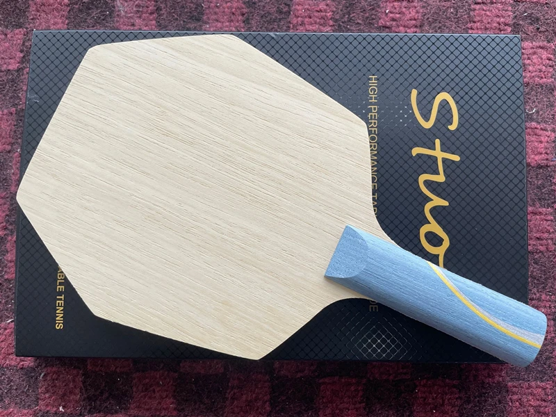 Original Stuor Long 5 Hexagonal Table Tennis Racket Hexagonal Blades ZLC Carbon Fiber Built-in Professional Ping Pong Paddle