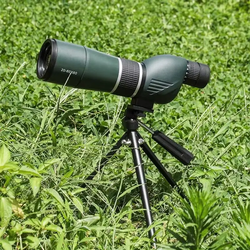 20-60X60 Powerful Monocular Zoom Telescope Bak4 Prism Waterproof Anti-Fog Camping Bird Watching Landscape potting Scope for Phon