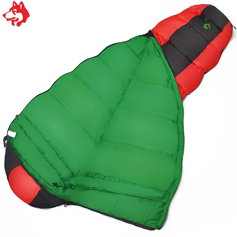 Jungle King CY0901 Thickening Fill Four Holes Cotton Sleeping Bags Fit for Winter Thermal 4 Kinds of Thickness Camping Travel