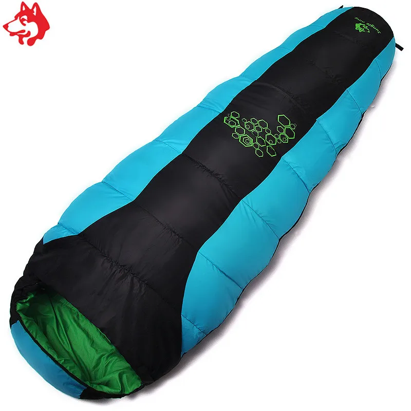 Jungle King CY0901 Thickening Fill Four Holes Cotton Sleeping Bags Fit for Winter Thermal 4 Kinds of Thickness Camping Travel