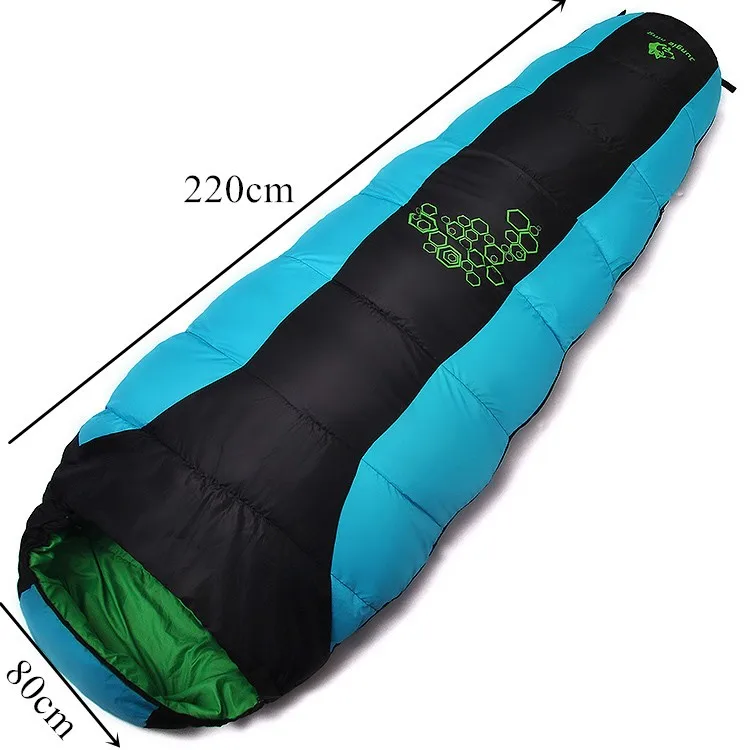 Jungle King CY0901 Thickening Fill Four Holes Cotton Sleeping Bags Fit for Winter Thermal 4 Kinds of Thickness Camping Travel