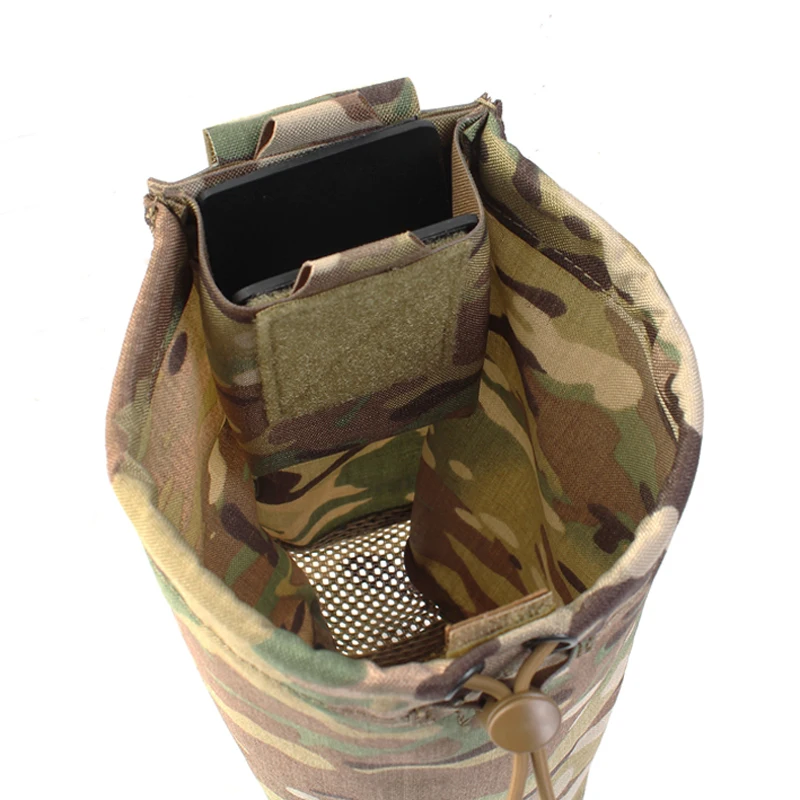 Outdoor Tactical Waist MOLLE Dump Pouch Single 5.56 Quick Pull Combined Recycling Bag for Belt