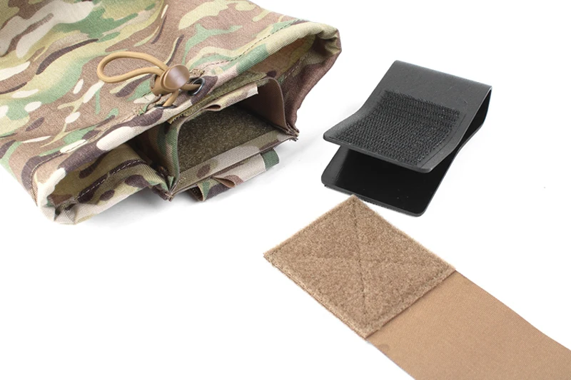 Outdoor Tactical Waist MOLLE Dump Pouch Single 5.56 Quick Pull Combined Recycling Bag for Belt