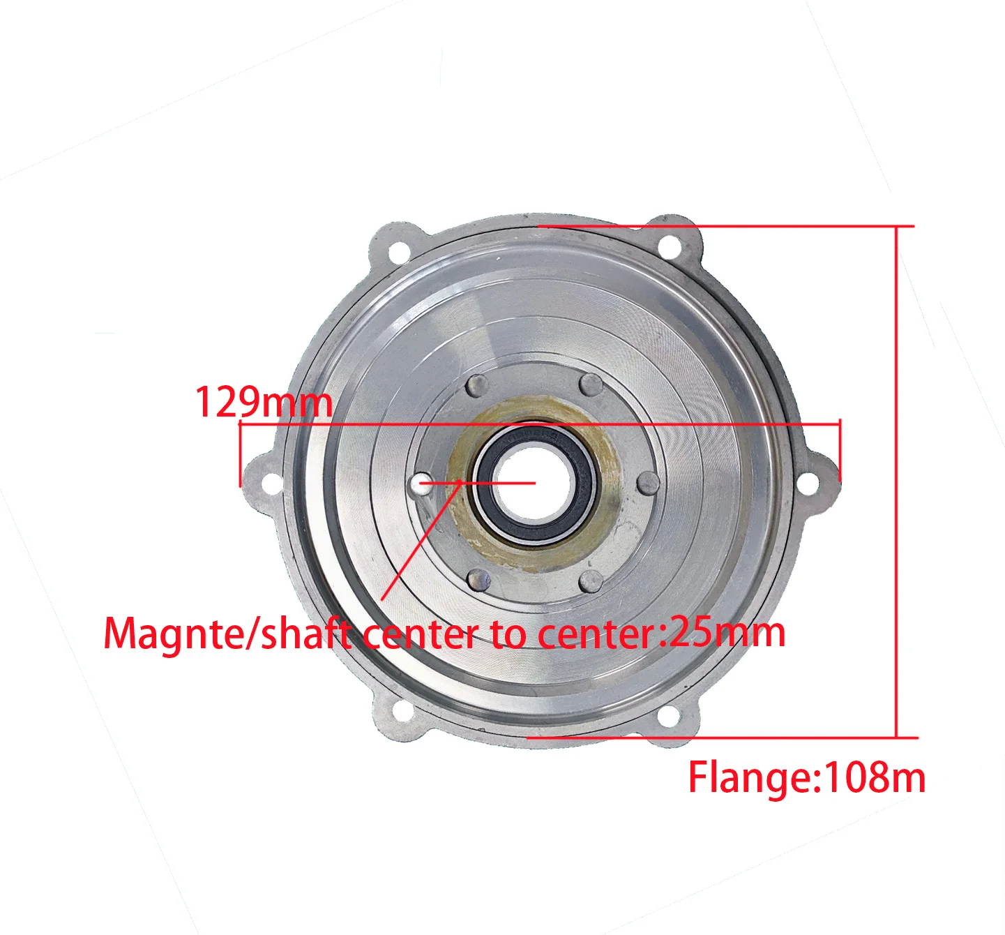 Freewheel Cover for 250W/350W Geared Hub Motor Spare Part  Motor Screw thread Back Alloy Case for Replacement