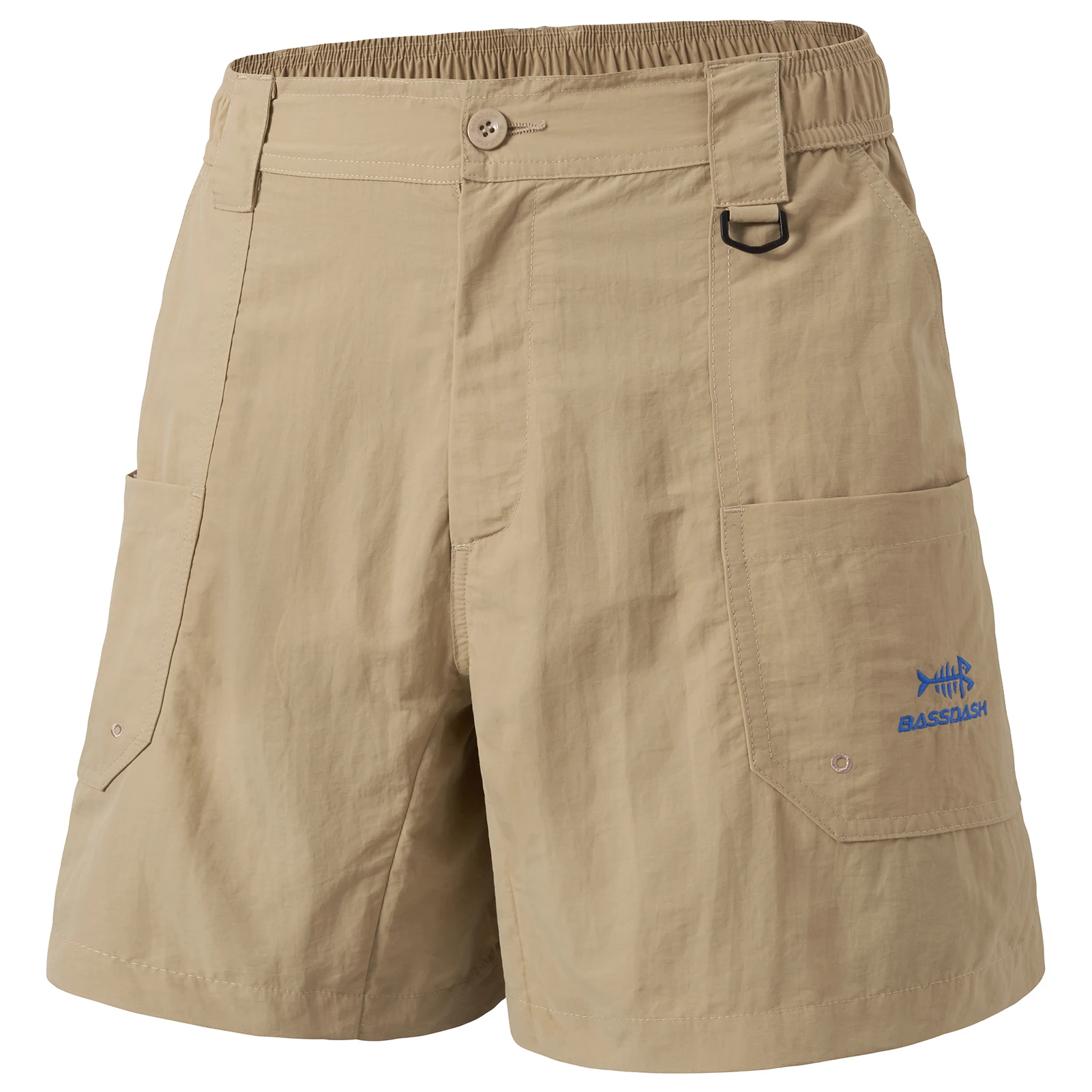 Bassdash Men's 6" Fishing Shorts UPF 50+ Water Resistant Quick Dry Hiking Cargo Shorts with Multi Pocket FS25M