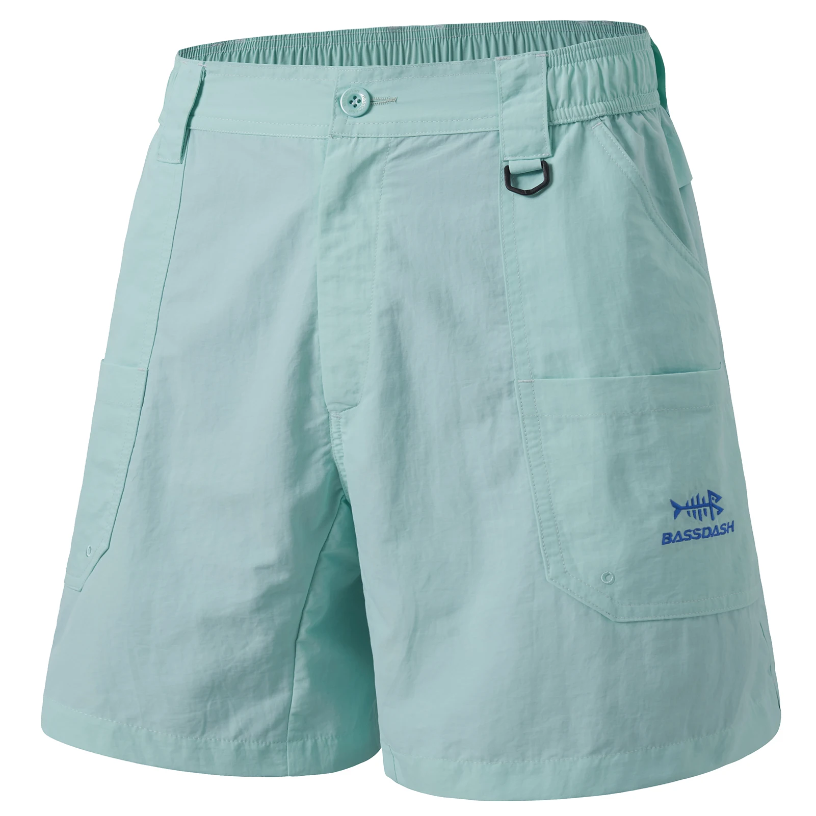 Bassdash Men's 6" Fishing Shorts UPF 50+ Water Resistant Quick Dry Hiking Cargo Shorts with Multi Pocket FS25M