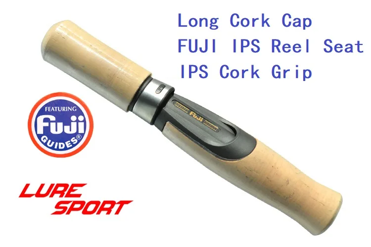 LureSport FUJI IPSD16 Reel Seat Cork Cap and Handle Set Grip Rod Building Component DIY Accessory