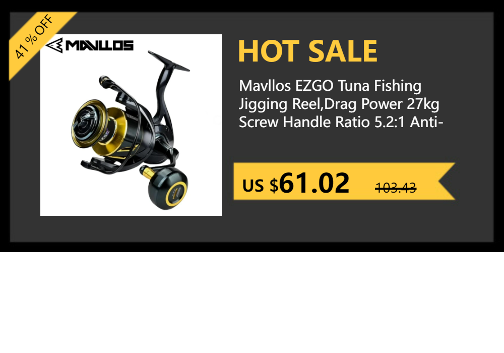 Mavllos LY Bass Spinning Fishing Reel 6.2:1 Ratio 11kg Max Drag 2000-5000 Size Lightweight Saltwater Trout Fishing Reel