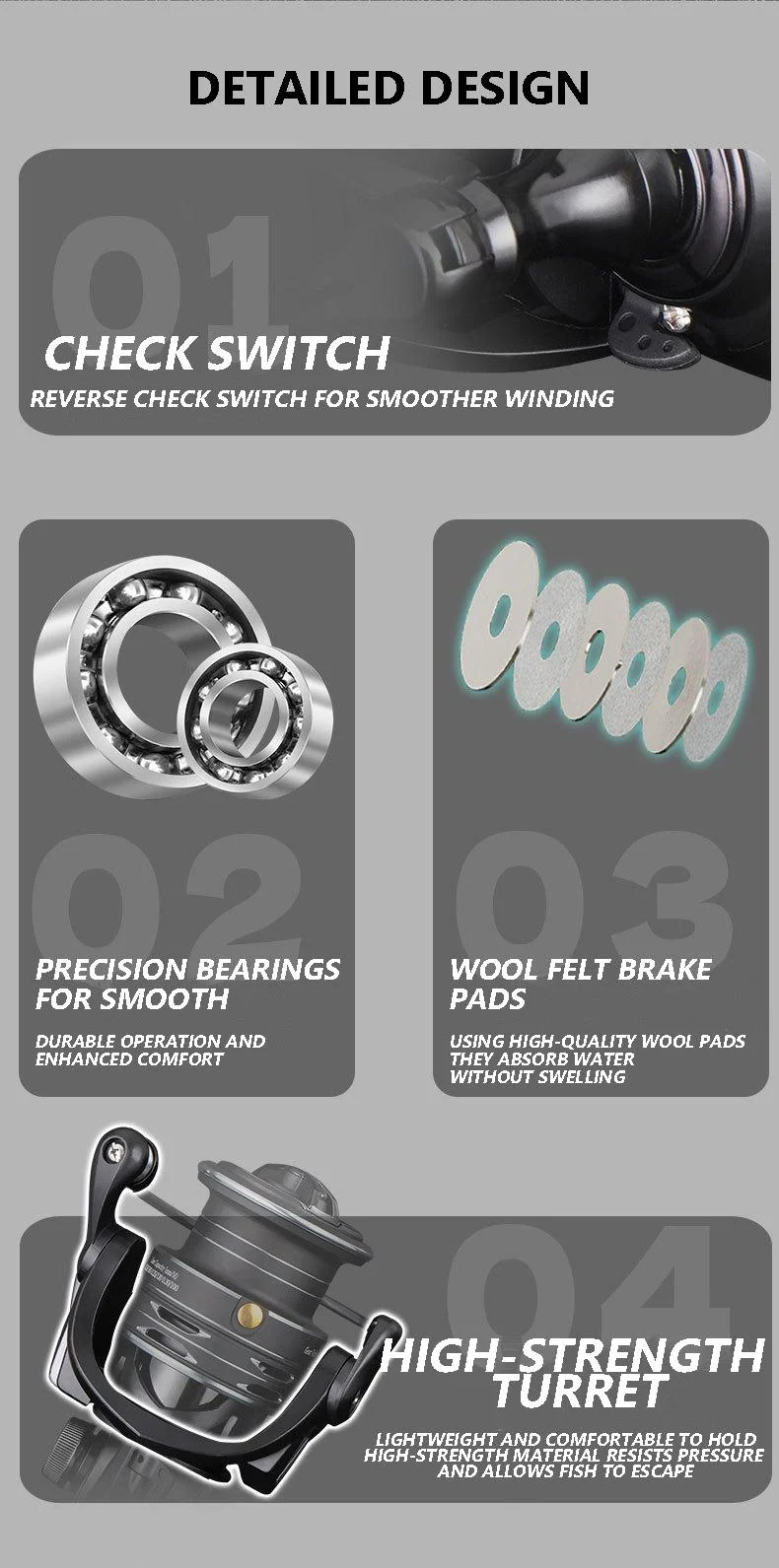 Mavllos LY Bass Spinning Fishing Reel 6.2:1 Ratio 11kg Max Drag 2000-5000 Size Lightweight Saltwater Trout Fishing Reel