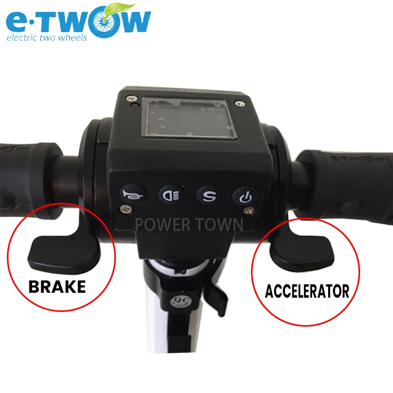 Original ETWOW Accelerator Brake Lever Throttle Set for 48V GT 36V BOOSTER E-TWOW Electric Scooter