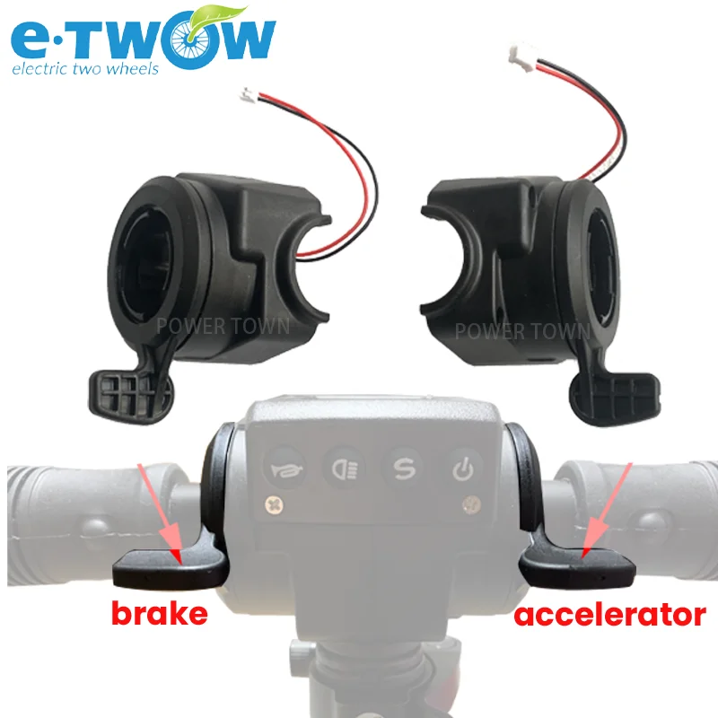 Original ETWOW Accelerator Brake Lever Throttle Set for 48V GT 36V BOOSTER E-TWOW Electric Scooter