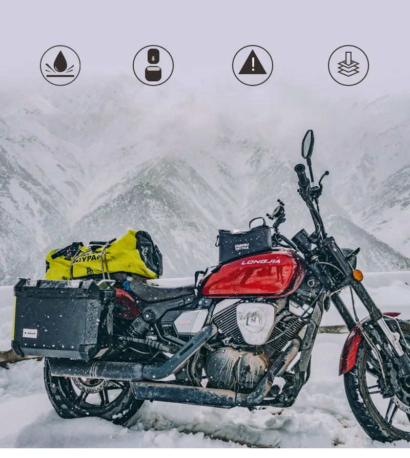 Waterproof Motorcycle Rear Tail Bag Travel Dry Bag OSAH DRYPAK Moto 40/60Liter Motorbike Luggage Backpack Motorcycle Seat Bag