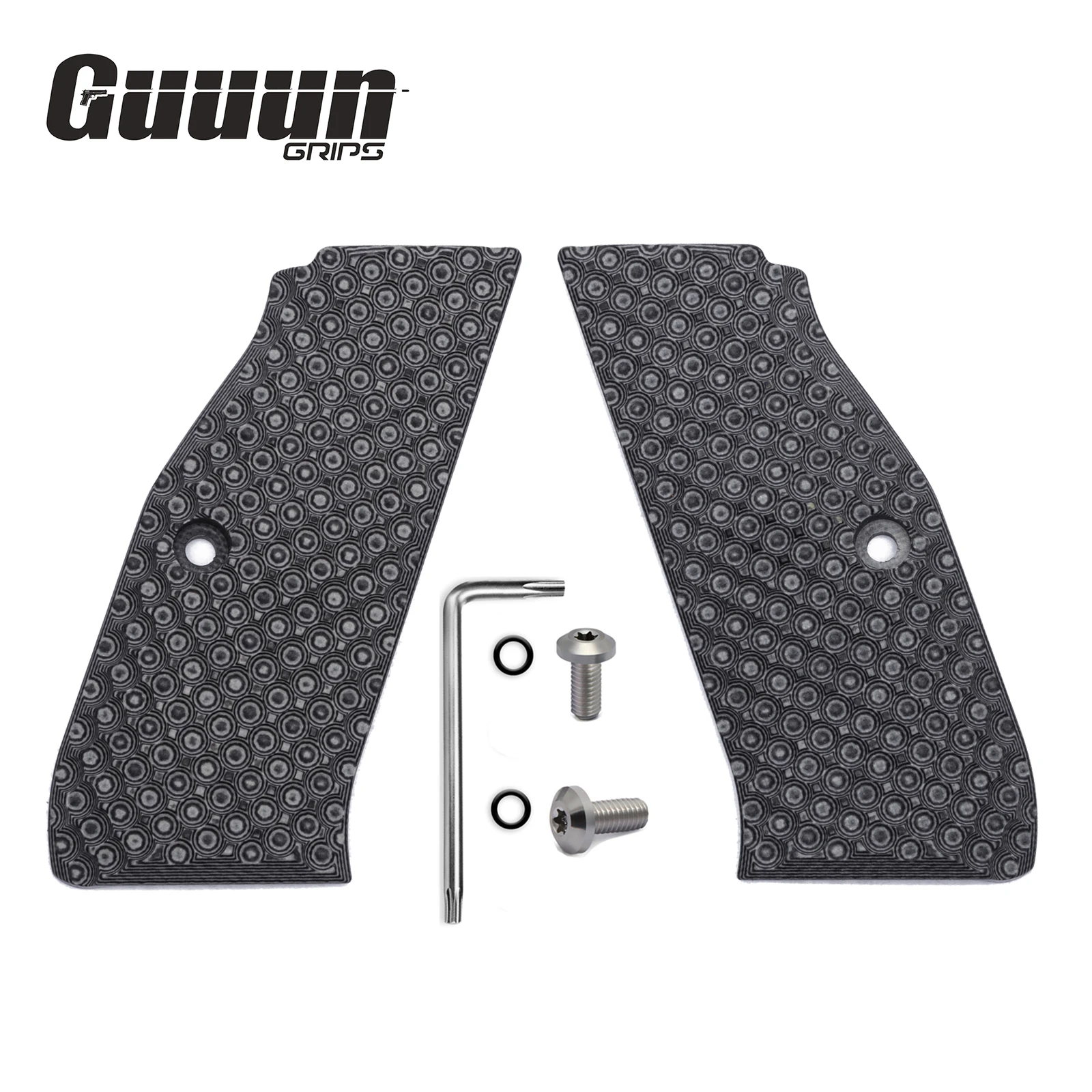 Palm Swell Guuun G10 Grips for CZ Shadow 2 / CZ-75 Palm Swell Tactical Dimple Texture