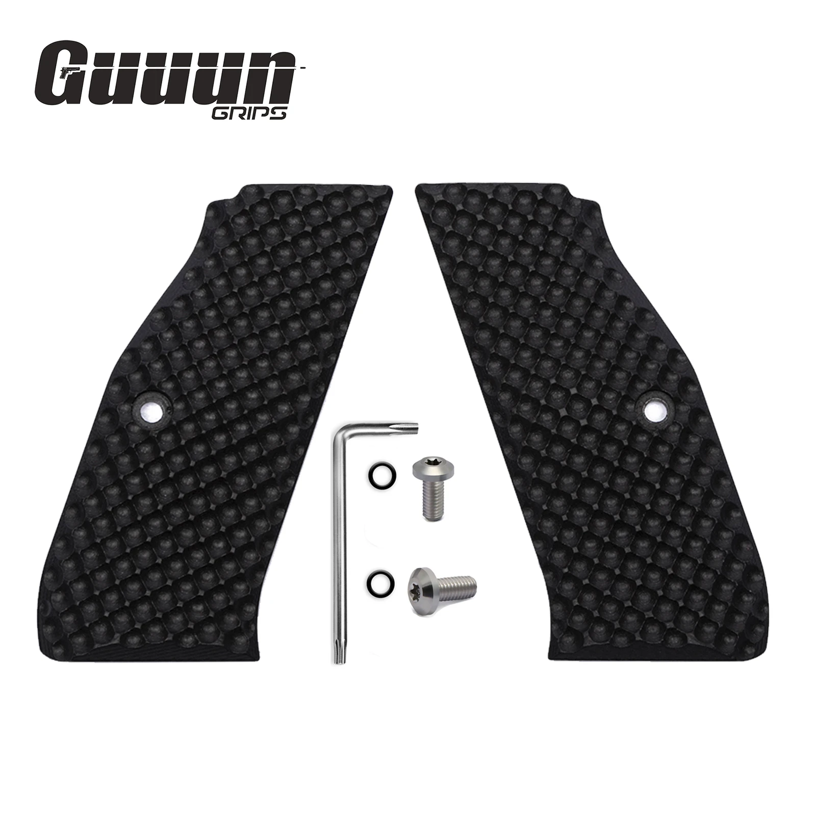 Palm Swell Guuun G10 Grips for CZ Shadow 2 / CZ-75 Palm Swell Tactical Dimple Texture