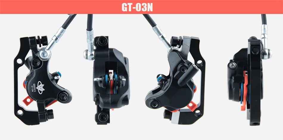 GT0307N MTB Electric Tricycle ATV Left Right Rotor Disc Power Off Hydraulic Double Brake Three Links One Through Two Custom Made