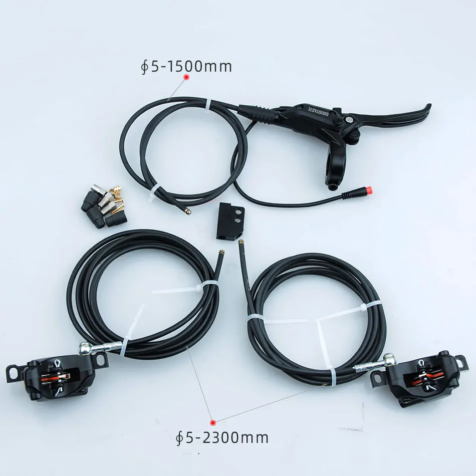 GT0307N MTB Electric Tricycle ATV Left Right Rotor Disc Power Off Hydraulic Double Brake Three Links One Through Two Custom Made