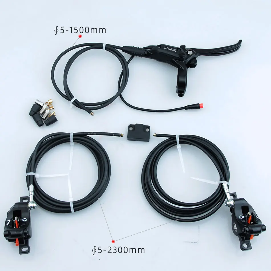 GT0307N MTB Electric Tricycle ATV Left Right Rotor Disc Power Off Hydraulic Double Brake Three Links One Through Two Custom Made