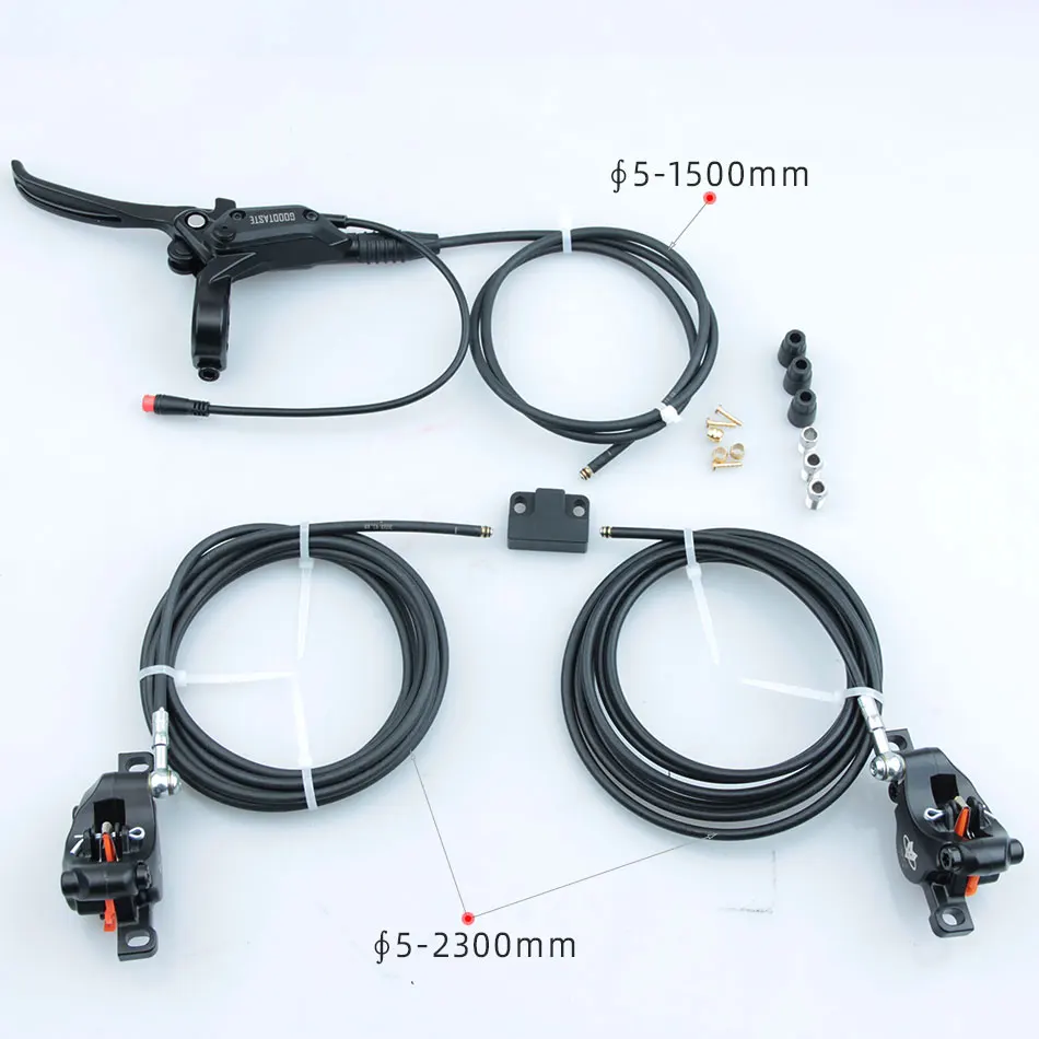 GT0307N MTB Electric Tricycle ATV Left Right Rotor Disc Power Off Hydraulic Double Brake Three Links One Through Two Custom Made