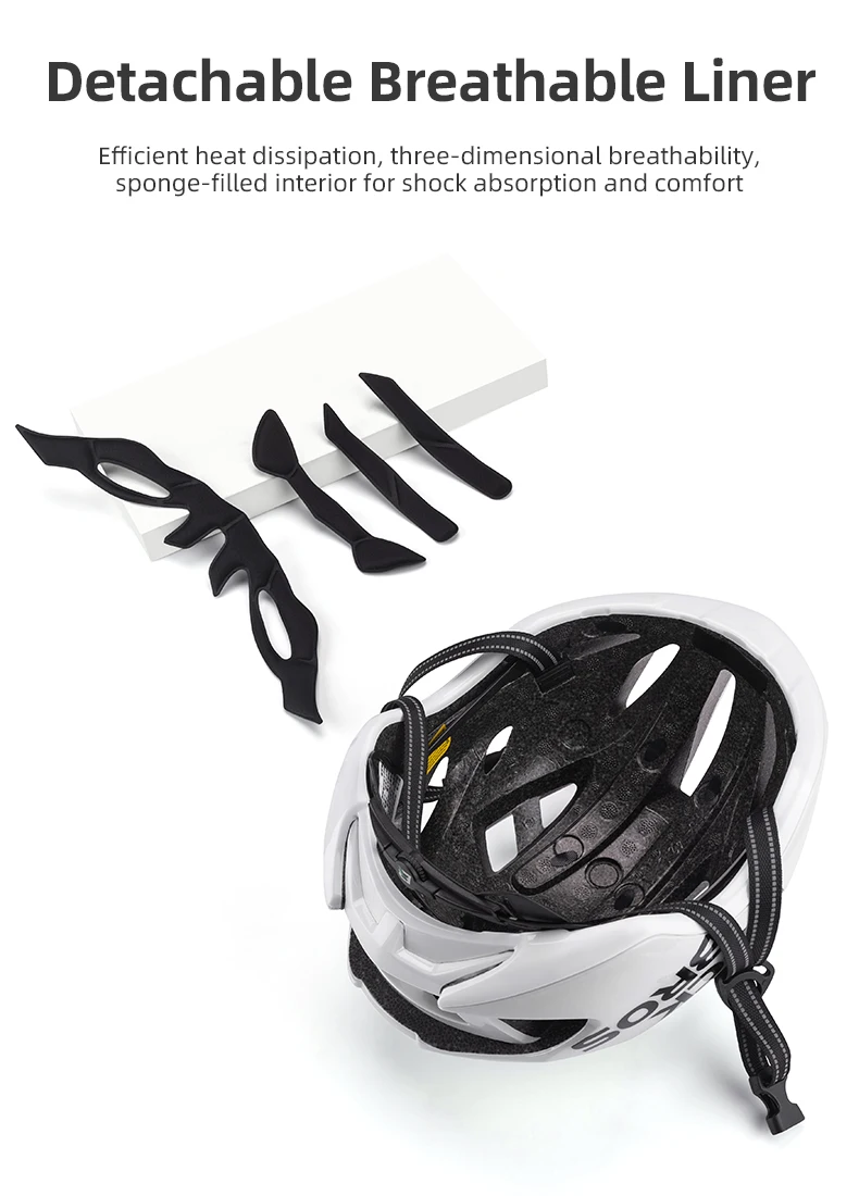 ROCKBROS Cycling Helmet Integrally-molded Helmet 58-62cm Ultralight Outdoor Sports Safe Ride Race Casco Ciclismo MTB Bike Helmet